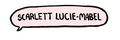 Scarlett Lucie-Mabel